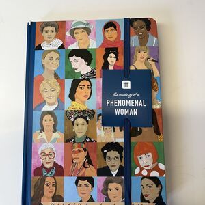 Phenomenal Woman Inspirational Travel Journal Notebooks Lined Paper, 6x8,5"x1”